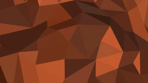 Abstract polygonal background. Geometric Sienna vector illustration. Colorful Stock Illustration