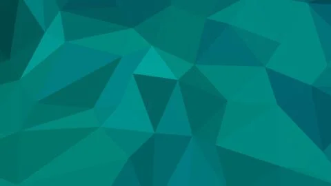 Abstract polygonal background. Geometric Teal vector illustration. Colorful 3 Stock Illustration
