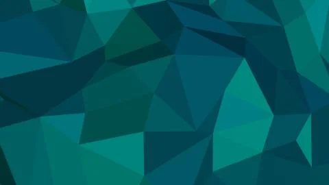 Abstract polygonal background. Geometric Teal vector illustration. Colorful 3 Stock Illustration