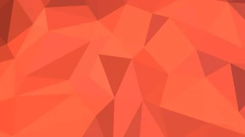 Abstract polygonal background. Geometric Tomato vector illustration. Colorful Stock Illustration