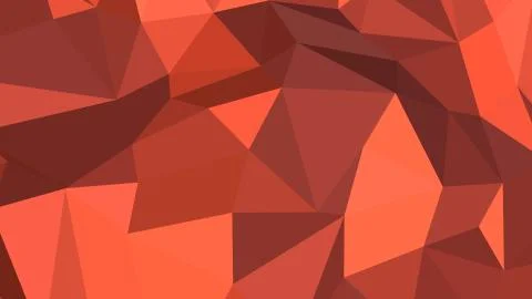 Abstract polygonal background. Geometric Tomato vector illustration. Colorful Stock-Illustration