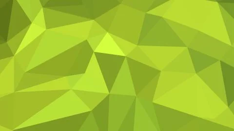 Abstract polygonal background. Geometric Yellow Green vector illustration. Co Stock-Illustration