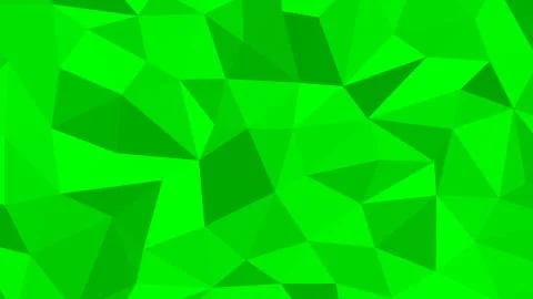 Abstract polygonal background, Green geometric vector Stock Illustration