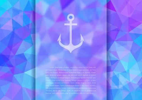 Abstract Polygonal Background Stock Illustration