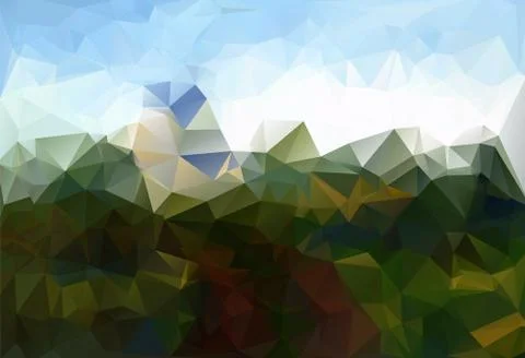 Abstract polygonal background Illustrazione stock