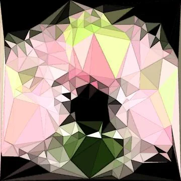 Abstract polygonal background with irregular tessellations pattern. Triangula 스톡 일러스트