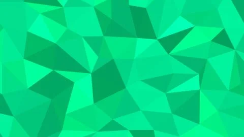 Abstract polygonal background, Medium Spring Green geometric vector Stock Illustration