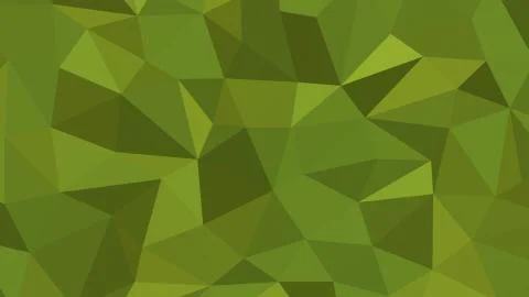Abstract polygonal background, Olive Drab geometric vector Stock-Illustration