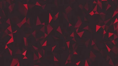 Abstract Polygonal Background Random Motion, 3d Loopable Animation 4k Vídeo Stock 74269799