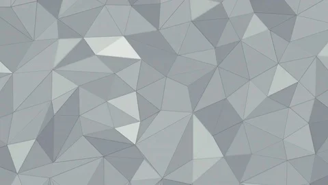 Abstract Polygonal Background Random Motion, 3d Loopable Animation 4k Stock Footage 74269919