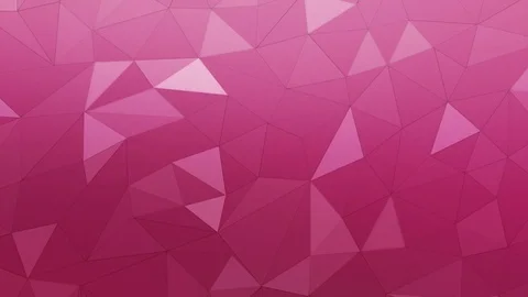 Abstract Polygonal Background Random Motion, 3d Loopable Animation 4k Stock Footage
