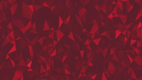 Abstract Polygonal Background Random Motion, 3d Loopable Animation 4k Stock Footage 74270656