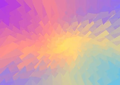 Abstract polygonal background scattering shards of multi colored glass Stock Illustration