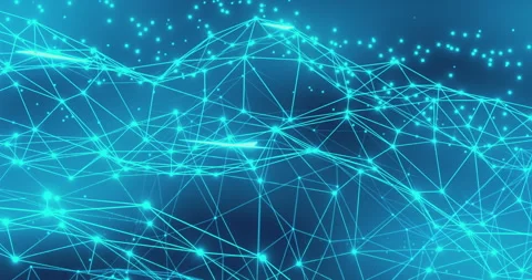 Abstract polygonal background, seamless video loop. Stock Footage 244774894