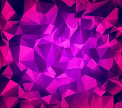Abstract polygonal background. Triangles . Saturated contrasting elements Stock Illustration