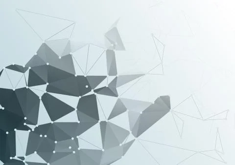 Abstract Polygonal Background - Vector Illustration Stock Illustration