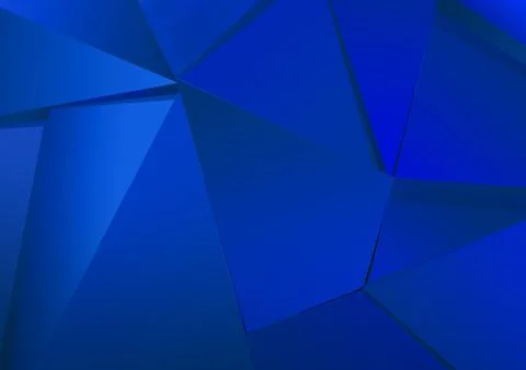 Abstract polygonal blue background Stock Illustration
