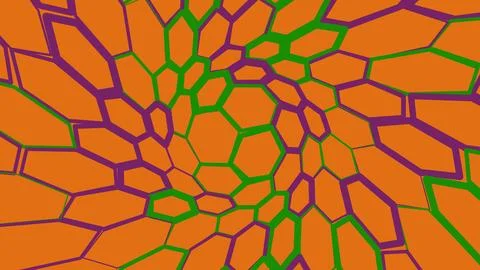Abstract polygonal cells pattern design Illustrazione stock