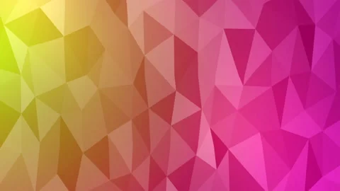 Abstract Polygonal colorful Loop background Stock Footage 155191037