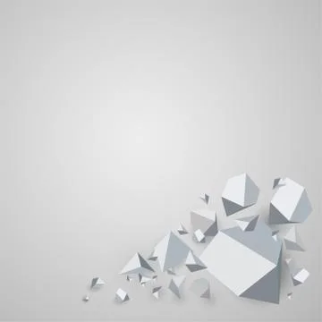 Abstract Polygonal Geometric Background Stock Illustration