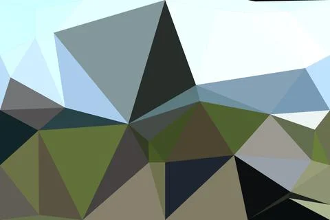 Abstract polygonal geometric background made of triangles. Stock Illustration