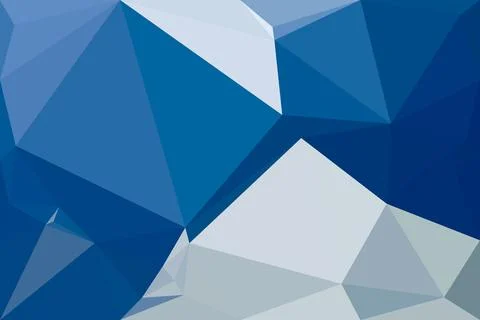 Abstract polygonal geometric background made of triangles. Stock Illustration