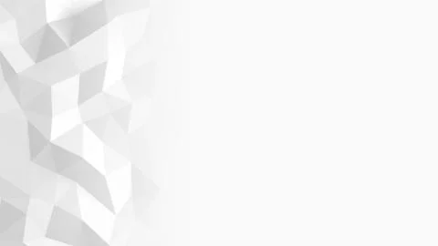 Abstract Polygonal Geometric background white color Stock Illustration