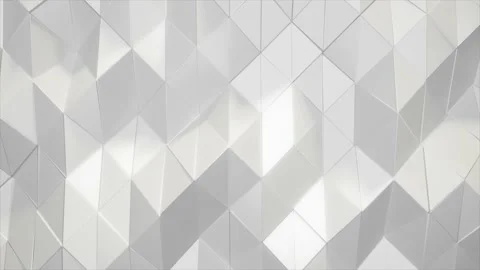 Abstract Polygonal Geometric Loop White background Stock Footage 175998018