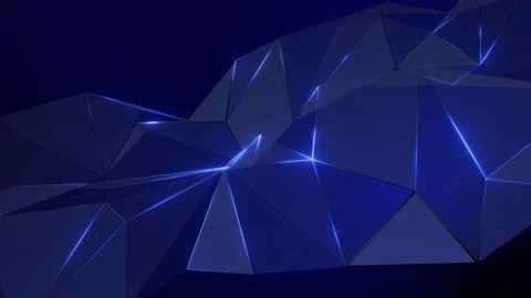 Abstract polygonal geometric surface. Stock Footage 130581996