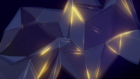 Abstract polygonal geometric surface. Stock Footage 130873725