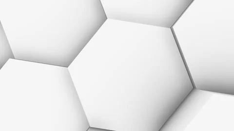 Abstract polygonal geometric surface, polygonal grid pattern hexagonal shape Video stock 152312658