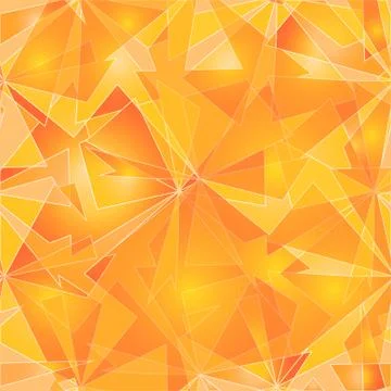 Abstract polygonal gold background. Stock Illustration