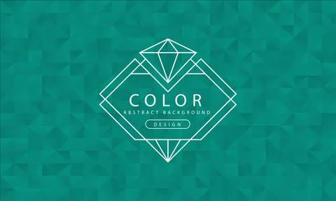 Abstract polygonal green background texture, green textured, banner polygon back Stock Illustration