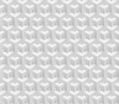 Abstract polygonal hexagonal seamless pattern Stock Illustration