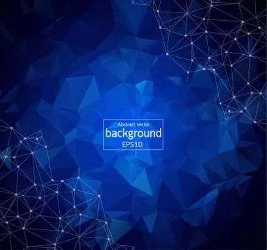 Abstract polygonal linear digital texture pattern technology concept backgrou Stock Illustration