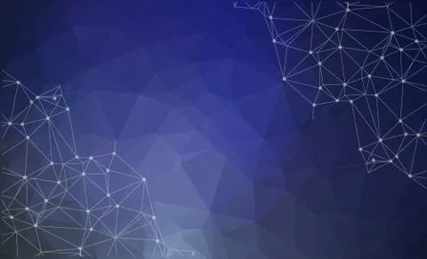 Abstract polygonal linear digital texture pattern technology concept backgrou Stock Illustration