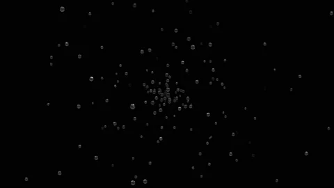 Abstract polygonal Low Poly Spheres technology background . Video stock 213285896