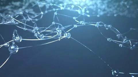 Abstract Polygonal Network Background Stock Footage 81481051