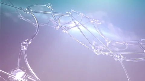 Abstract Polygonal Network Background Stock Footage 81505926