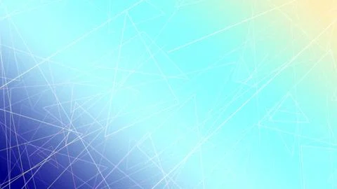 Abstract polygonal network lines in bright blue and teal create a sleek fut.. Stock Illustration