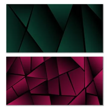Abstract polygonal pattern. Background design, cover, postcard banner wallpap Stock Illustration