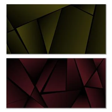 Abstract polygonal pattern. Background design, cover, postcard banner wallpap Stock Illustration
