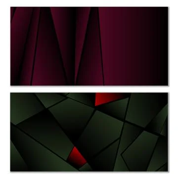 Abstract polygonal pattern. Background design, cover, postcard banner wallpap Stock Illustration