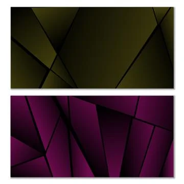 Abstract polygonal pattern. Background design, cover, postcard banner wallpap Stock Illustration