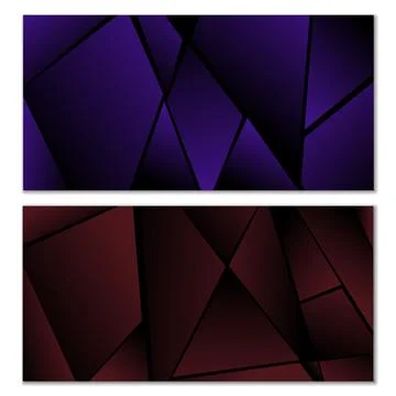 Abstract polygonal pattern. Background design, cover, postcard banner wallpap Stock Illustration
