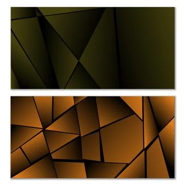 Abstract polygonal pattern. Background design, cover, postcard banner wallpap Stock Illustration