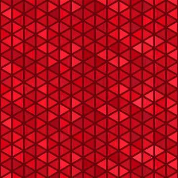 Abstract polygonal pattern of triangles. Geometric colorful mosaic background Stock Illustration