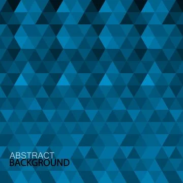 Abstract polygonal pattern of triangles. Geometric colorful mosaic background Stock Illustration