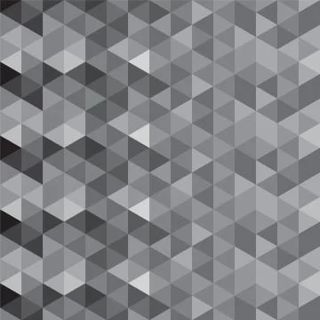 Abstract polygonal pattern of triangles Stock Illustration