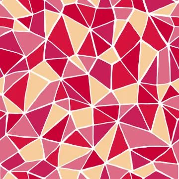 Abstract polygonal seamless vector pattern Illustrazione stock